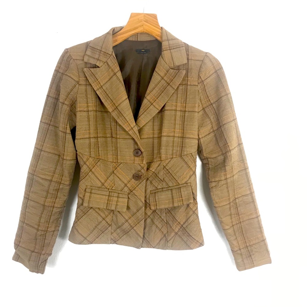 Sasch blazer plaid pattern